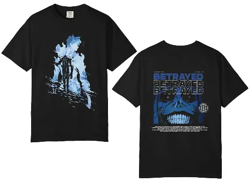 Betrayed Solo Leveling Black T-shirt